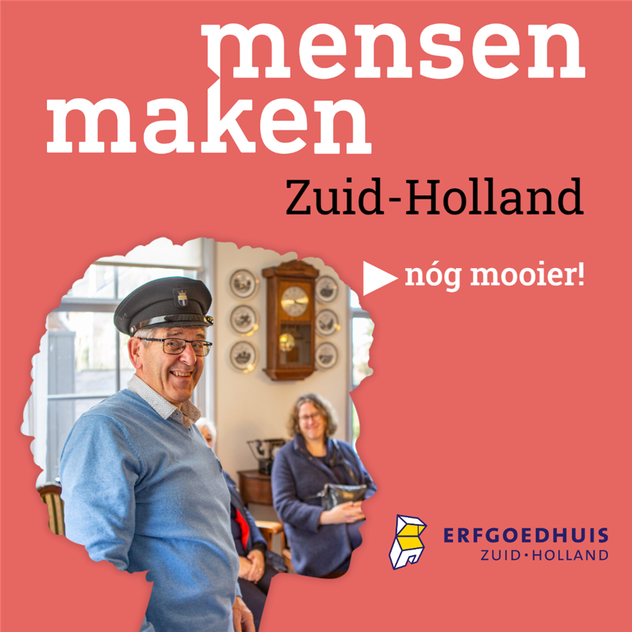 Bericht Erfgoedhuis Zuid-Holland, Samen op zoek naar nieuwe vrijwilligers! bekijken